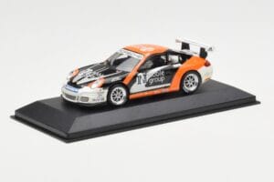 Porsche 911 997 GT3 Cup Noble Group #6 D. Watts Carrera Cup GB 2009 Minichamps 1:43 400076409 Metal - imaginea 2 din 4