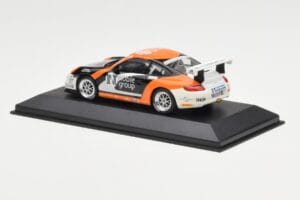 Porsche 911 997 GT3 Cup Noble Group #6 D. Watts Carrera Cup GB 2009 Minichamps 1:43 400076409 Metal - imaginea 3 din 4