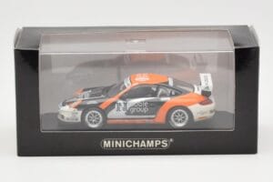 Porsche 911 997 GT3 Cup Noble Group #6 D. Watts Carrera Cup GB 2009 Minichamps 1:43 400076409 Metal - imaginea 4 din 4