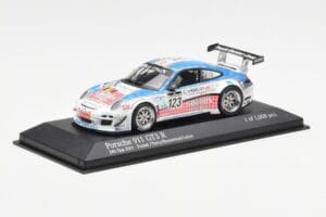 Porsche 911 997 GT3 R Cybernet #123 Fumal / Thiry / Rosenlad / Lefort 24 Hours of Spa 2011 Minichamps 1:43 400118923 Metal - imaginea 2 din 4