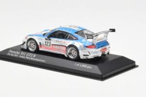 Porsche 911 997 GT3 R Cybernet #123 Fumal / Thiry / Rosenlad / Lefort 24 Hours of Spa 2011 Minichamps 1:43 400118923 Metal - imaginea 3 din 4