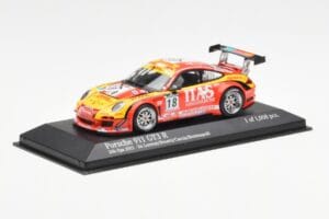 Porsche 911 997 GT3 R ITAS #18 De Lorenzi / Bonetti / Caccia / Bontempelli 24 Hours of Spa 2011 Minichamps 1:43 400118918 Met - imaginea 2 din 4