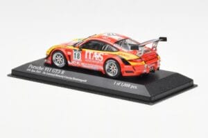 Porsche 911 997 GT3 R ITAS #18 De Lorenzi / Bonetti / Caccia / Bontempelli 24 Hours of Spa 2011 Minichamps 1:43 400118918 Met - imaginea 3 din 4