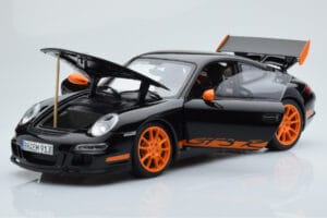 Porsche 911 997 GT3 RS Negru AUTOart 1:18 WAP02112017 Metal - imaginea 2 din 8