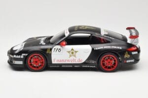 Porsche 911 997 GT3 RS #176 Team Ring Police VLN 2011 Norev 1:18 187570 Metal - imaginea 4 din 8