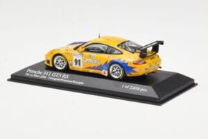 Porsche 911 997 GT3 RS T2M #91 Yamagishi / Fournoux / Konopka 24 Hours of Le Mans 2006 Minichamps 1:43 400066991 Metal - imaginea 3 din 4