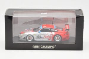 Porsche 911 997 GT3 RSR Flying Lizard #80 S. Neiman / J. Bergmeister / J. van Overbeek 24 Hours of Le Mans 2008 Minichamps 1: - imaginea 4 din 4