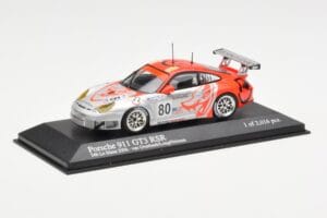 Porsche 911 997 GT3 RSR Flying Lizard #80 S. Neiman / P. Long / J. Van Overbeek 24 Hours of Le Mans 2006 Minichamps 1:43 4000 - imaginea 2 din 4