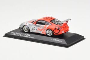 Porsche 911 997 GT3 RSR Flying Lizard #80 S. Neiman / P. Long / J. Van Overbeek 24 Hours of Le Mans 2006 Minichamps 1:43 4000 - imaginea 3 din 4