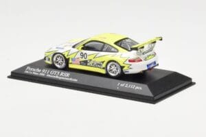 Porsche 911 997 GT3 RSR Krohn Racing #90 J. Bergmeister / T. Jonsson / T. Krohn 24 Hours of Le Mans 2006 Minichamps 1:43 4000 - imaginea 3 din 4