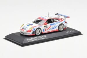 Porsche 911 997 GT3 RSR Matmut #76 P. Narac / R. Lietz / P. Long 24 Hours of Le Mans 2007 Minichamps 1:43 400076776 Metal - imaginea 2 din 4