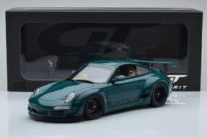 Porsche 911 997 RWB Syunkashuto Verde GT Spirit 1:18 GT896 Rășină - imaginea 6 din 6