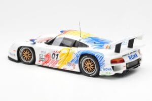 Porsche 911 GT1 #1 A. McNish / R. Sullivan / U. Alzen Rohr Motorsport Daytona 24 Hours 1998 UT Models 1:18 39611 Metal - imaginea 5 din 6