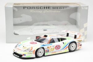 Porsche 911 GT1 #38 T. Boutsen / M. Kelleners 24 Hours of Le Mans 1998 UT Models 1:18 39817 Metal - imaginea 6 din 6