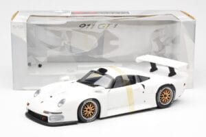 Porsche 911 GT1 Alb UT Models 1:18 180966699 Metal - imaginea 6 din 6