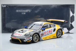 Porsche 911 GT3 R Rowe Racing #998 F. Makowiecki / A. Pilet / N. Tandy 2nd Place 24 Hours of Spa-Francorchamps 2019 Minichamp - imaginea 6 din 6