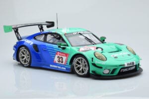 Porsche 911 GT3 R Falken Motorsports #33 K. Bachler / M. Muller / T. Engelhart / M. Werner 24 Hours of Nurburgring 2020 Minic - imaginea 4 din 6