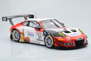 Porsche 911 GT3 R Frikadelli Racing Team #31 M. Arnold / I. Fernandez Winners VLN Round 3 2018 Minichamps 1:18 153186991 Meta - imaginea 4 din 6