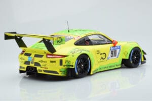 Porsche 911 GT3 R Manthey Racing #911 F. Scherer / K. Estre / R. Dumas / L. Vanthoor / E. Bamber 24 Hours of Nurburgring 2018 - imaginea 2 din 6