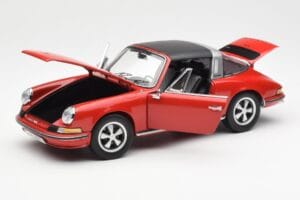 Porsche 911 Targa S Roșu Schuco 1:18 450036200 Metal - imaginea 2 din 9
