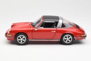 Porsche 911 Targa S Roșu Schuco 1:18 450036200 Metal - imaginea 5 din 9