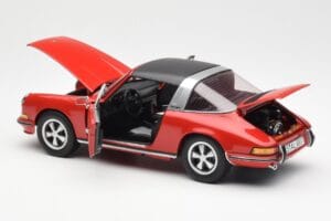 Porsche 911 Targa S Roșu Schuco 1:18 450036200 Metal - imaginea 6 din 9