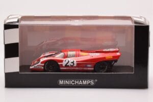 Porsche 917 #23 H. Herrmann / R. Attwood 24 Hours of Le Mans Winner 1970 Minichamps 1:43 WAP0200190B Metal - imaginea 4 din 4