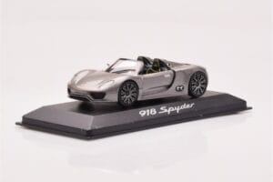 Porsche 918 Spyder Gri Metalizat Minichamps 1:43 WAP0201910B Metal - imaginea 2 din 4