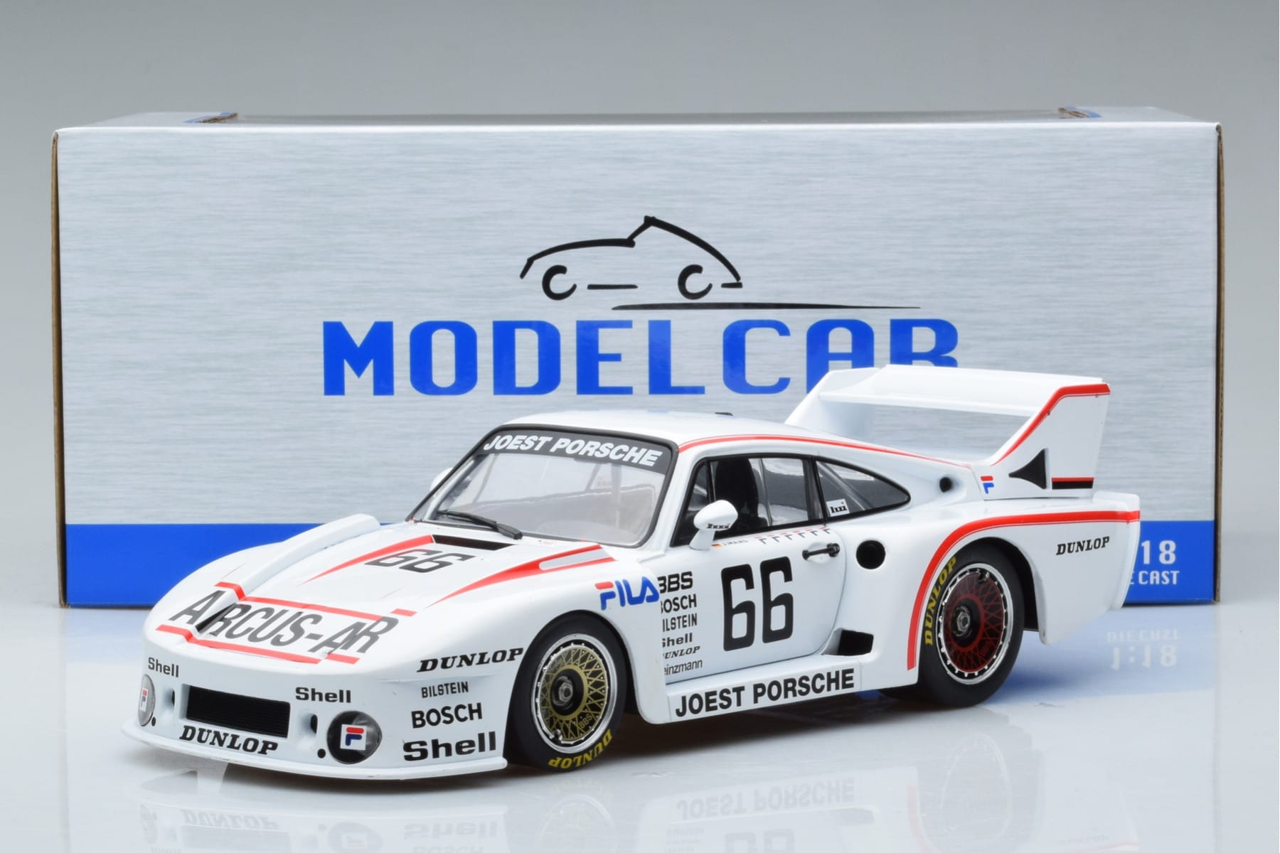 Porsche 935J #66 J. Mass Joest Racing Nurburgring DRM 1981 MCG 1:18 MCG18805R Metal - imaginea 6 din 6