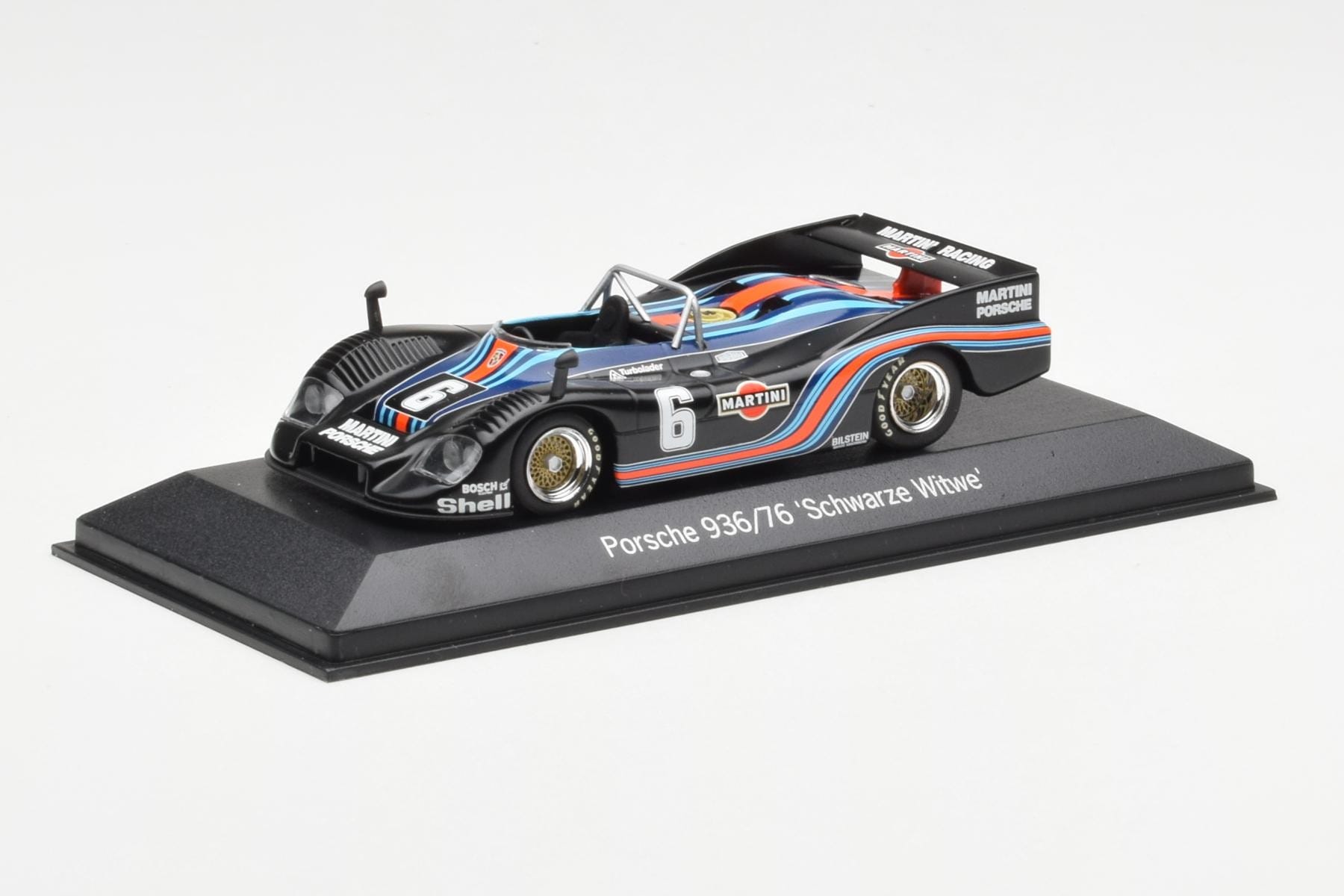 Porsche 936/76 Martini #6 Schwarze Witwe Minichamps 1:43 WAP02000518 Metal - imaginea 2 din 4