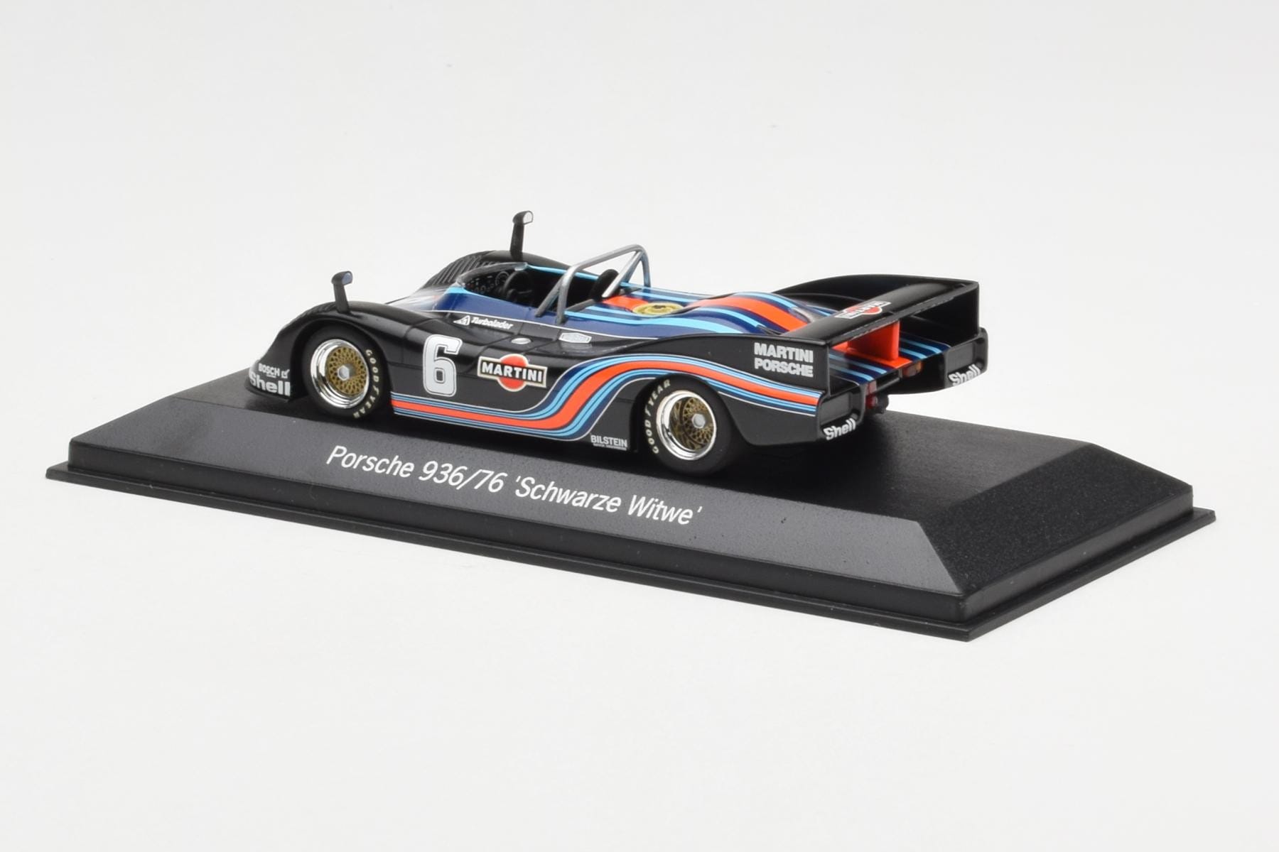 Porsche 936/76 Martini #6 Schwarze Witwe Minichamps 1:43 WAP02000518 Metal - imaginea 3 din 4