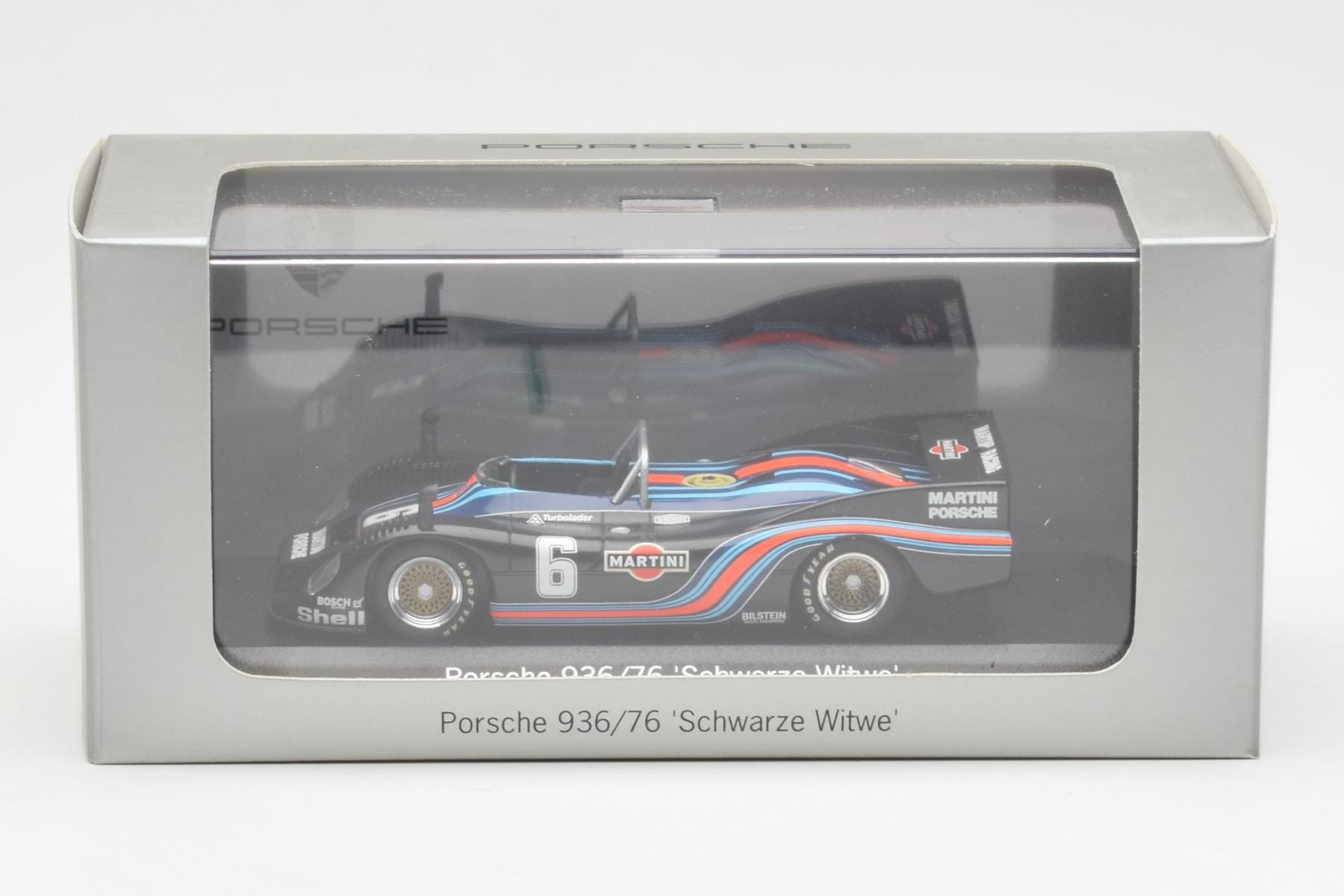 Porsche 936/76 Martini #6 Schwarze Witwe Minichamps 1:43 WAP02000518 Metal - imaginea 4 din 4