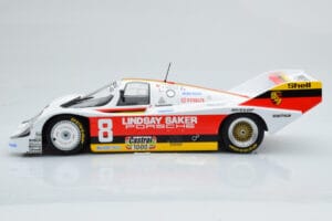 Porsche 956K Lindsay Saker #8 B. Wollek / C. Serra / S. Johansson 1000km Kyalami 1983 Minichamps 1:18 155836698 Metal - imaginea 3 din 6
