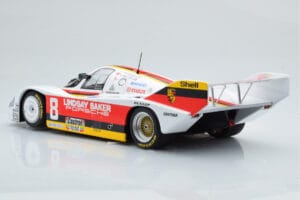 Porsche 956K Lindsay Saker #8 B. Wollek / C. Serra / S. Johansson 1000km Kyalami 1983 Minichamps 1:18 155836698 Metal - imaginea 5 din 6