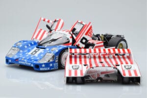 Porsche 956L Spirit of America #8 G. Follmer / J. Morton / K. Miller 24 Hours of Le Mans 1986 Minichamps 1:18 180866508 Metal - imaginea 2 din 8