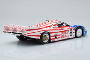 Porsche 956L Spirit of America #8 G. Follmer / J. Morton / K. Miller 24 Hours of Le Mans 1986 Minichamps 1:18 180866508 Metal - imaginea 3 din 8