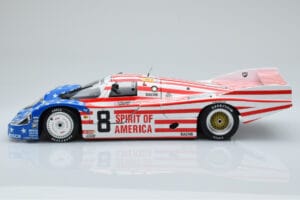 Porsche 956L Spirit of America #8 G. Follmer / J. Morton / K. Miller 24 Hours of Le Mans 1986 Minichamps 1:18 180866508 Metal - imaginea 4 din 8
