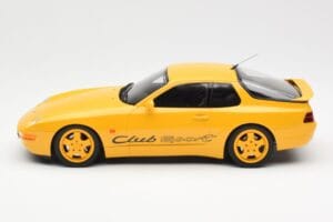 Porsche 968 Clubsport Galben GT Spirit 1:18 GT129 Rășină - imaginea 3 din 6