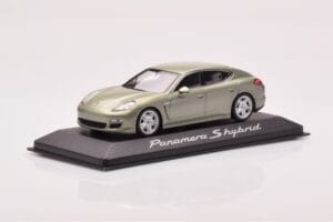 Porsche Panamera 970 S Hybrid Critall Verde Minichamps 1:43 WAP0205010A Metal - imaginea 2 din 4