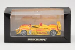 Porsche RS Spyder DHL #7 R. Dumas / T. Bernhard Winner Long Beach GP ALMS 2007 Minichamps 1:43 400076607 Metal - imaginea 4 din 4