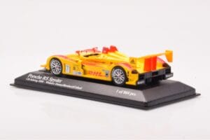 Porsche RS Spyder LMP2 #7 R. Dumas / T. Bernhard / E. Collard Sebring 12 Hours Winners 2008 Minichamps 1:43 400086807 Metal - imaginea 3 din 4