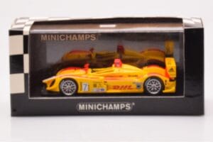 Porsche RS Spyder LMP2 #7 R. Dumas / T. Bernhard / E. Collard Sebring 12 Hours Winners 2008 Minichamps 1:43 400086807 Metal - imaginea 4 din 4