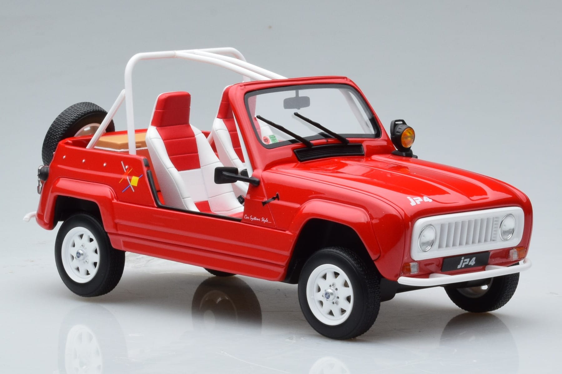 Renault 4L JP4 Roșu Otto 1:18 OT998 Rășină - imaginea 4 din 6