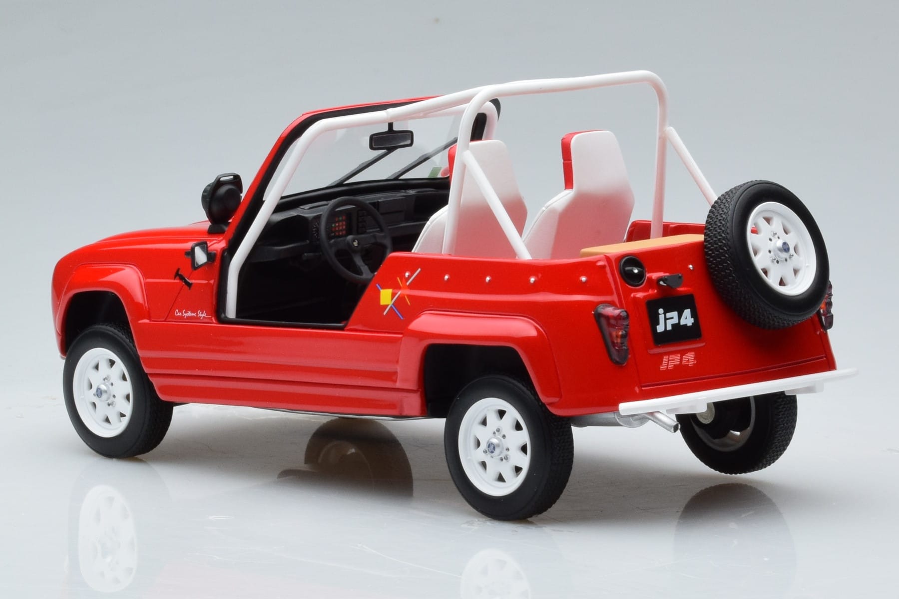 Renault 4L JP4 Roșu Otto 1:18 OT998 Rășină - imaginea 5 din 6
