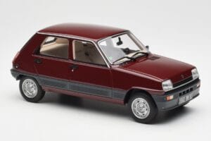 Renault 5 GTL Bordeaux Roșu Otto 1:18 OT1059 Rășină - imaginea 4 din 6