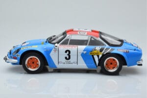 Alpine A110 #3 B. Darniche / A. Mahe Tour de Corse 1973 IXO 1:18 18RMC062B Metal - imaginea 3 din 6