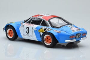 Alpine A110 #3 B. Darniche / A. Mahe Tour de Corse 1973 IXO 1:18 18RMC062B Metal - imaginea 5 din 6