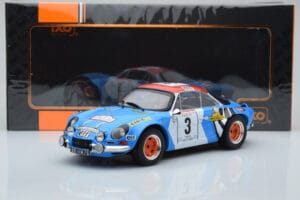 Alpine A110 #3 B. Darniche / A. Mahe Tour de Corse 1973 IXO 1:18 18RMC062B Metal - imaginea 6 din 6
