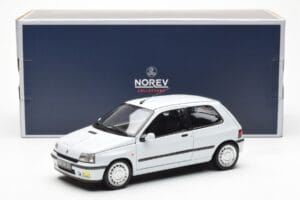 Renault Clio 16S Alb Norev 1:18 185251 Metal - imaginea 8 din 8