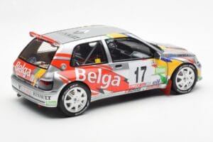 Renault Clio Maxi Kit Car Belga #17 Rally Ypres 1995 Otto 1:18 OT1058 Rășină - imaginea 2 din 6